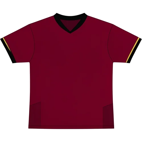 Metz 1997/98 Home shirt illustration, generated colours (AI illustration)