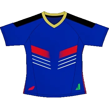 France 2010 Home shirt illustration, generated colours (AI illustration)