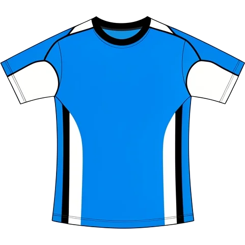 Uruguay 2005 Home shirt illustration, generated colours (AI illustration)