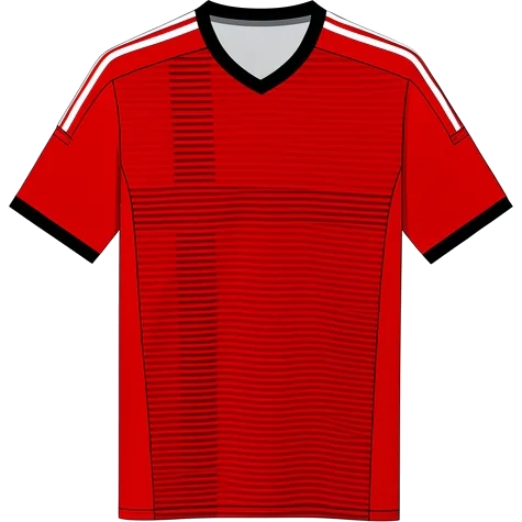 Denmark 2014/15 Home shirt illustration, generated colours (AI illustration)