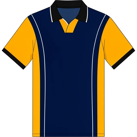 Vitesse 2000/01 Third shirt illustration, generated colours (AI illustration)