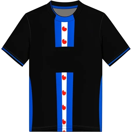 Heerenveen 2012/13 Away shirt illustration, generated colours (AI illustration)