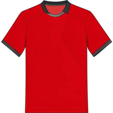 Antwerp 2019/20 Home shirt illustration, generated colours (AI illustration)