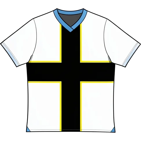 Parma 2023/24 Home shirt illustration, generated colours (AI illustration)