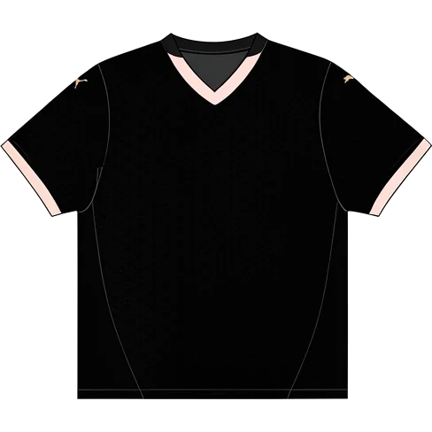 Palermo 2024/25 Away shirt illustration, generated colours (AI illustration)
