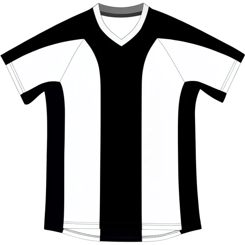 Alianza Lima 2010 Home shirt illustration, generated colours (AI illustration)