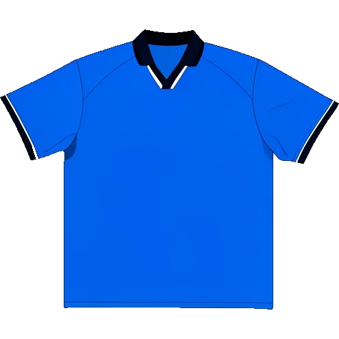 Brazil 1994/97 Away shirt illustration, generated colours (AI illustration)