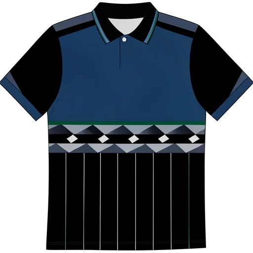 Saint-Étienne 1997/98 Third shirt illustration, generated colours (AI illustration)