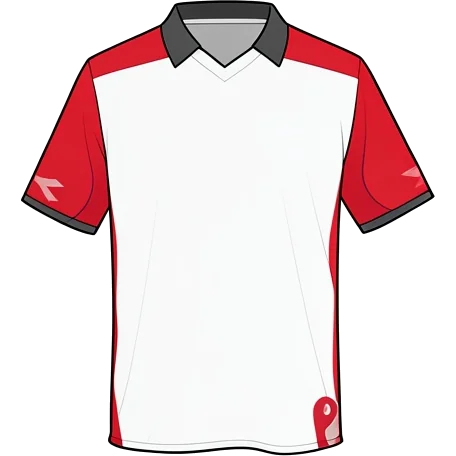Standard Liège 2008/09 Away shirt illustration, generated colours (AI illustration)