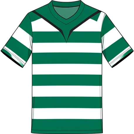 Portugal 2009/10 Home shirt illustration, generated colours (AI illustration)
