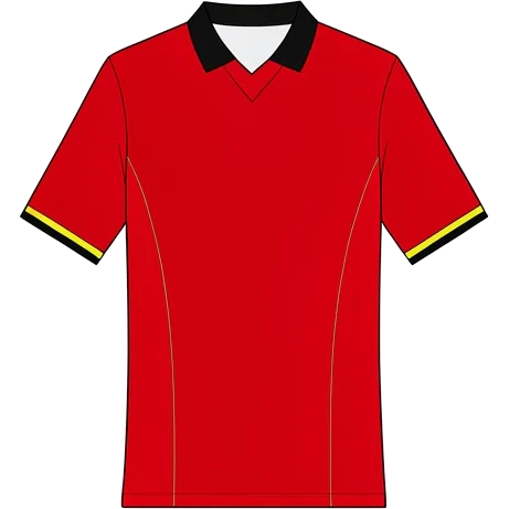 Belgium 1997/98 Home shirt illustration, generated colours (AI illustration)