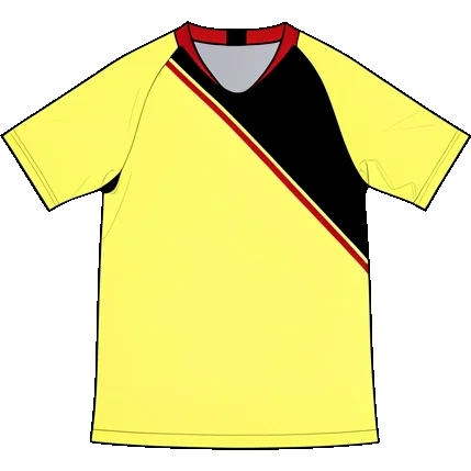 Club América 2018/19 Home shirt illustration, generated colours (AI illustration)