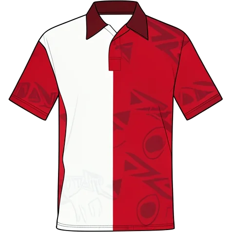 Antwerp 1995/96 Home shirt illustration, generated colours (AI illustration)
