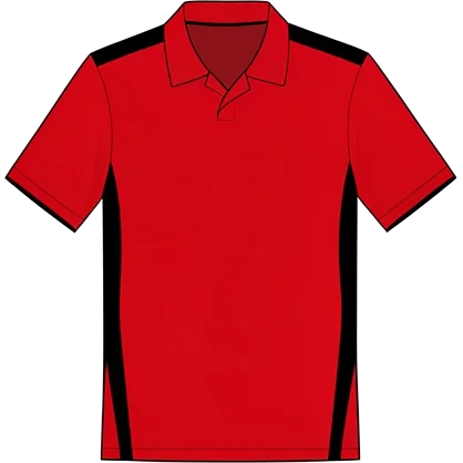 SC Freiburg 2010/11 Home shirt illustration, generated colours (AI illustration)