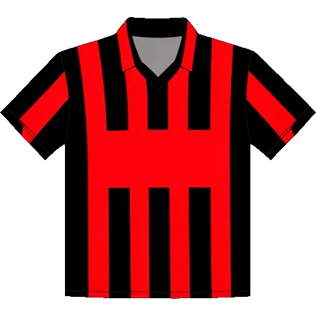 SC Freiburg 1994/95 Home shirt illustration, generated colours (AI illustration)