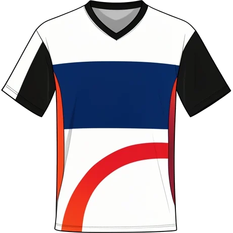 OH Leuven 2006/08 Home shirt illustration, generated colours (AI illustration)