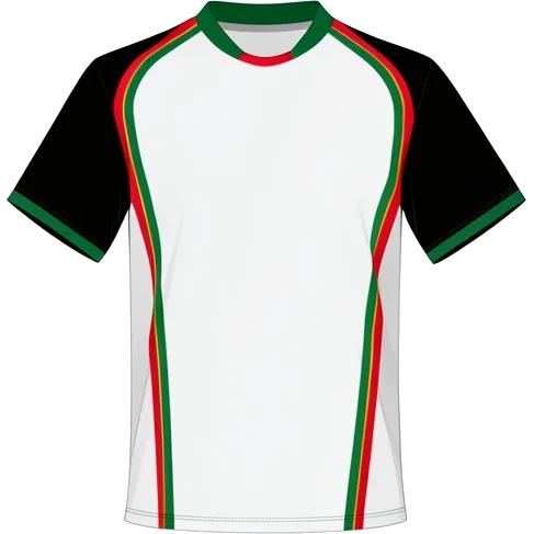 Zulte Waregem 2007/08 Away shirt illustration, generated colours (AI illustration)