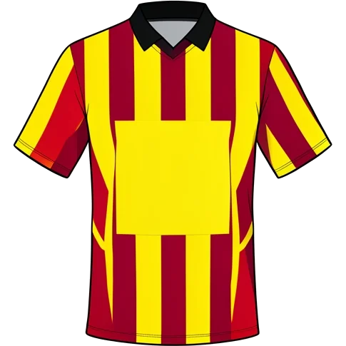 Mechelen 2005/06 Home shirt illustration, generated colours (AI illustration)
