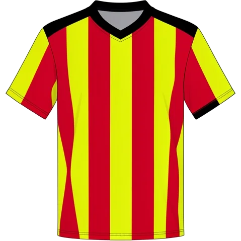 Mechelen 2009/10 Home shirt illustration, generated colours (AI illustration)