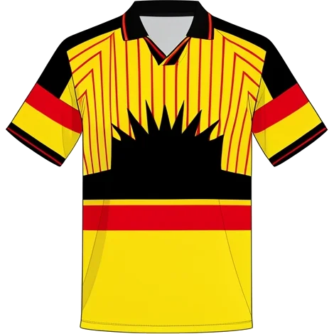 Mechelen 1996/97 Home shirt illustration, generated colours (AI illustration)