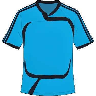 Newcastle United 2007/08 Away shirt illustration, generated colours (AI illustration)