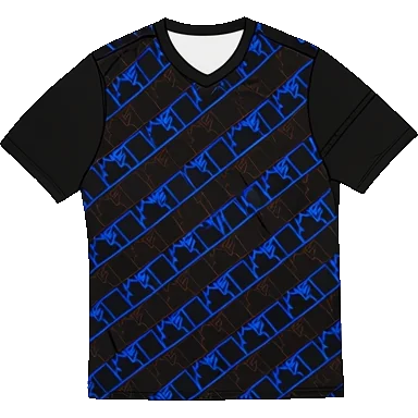 Everton 2023/24 Goalkeeper shirt illustration, generated colours (AI illustration)