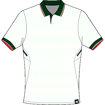 Ireland 2017/18 Away shirt illustration, generated colours (AI illustration)