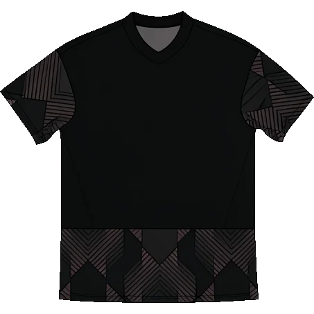 Lyon 2022/23 Third shirt illustration, generated colours (AI illustration)