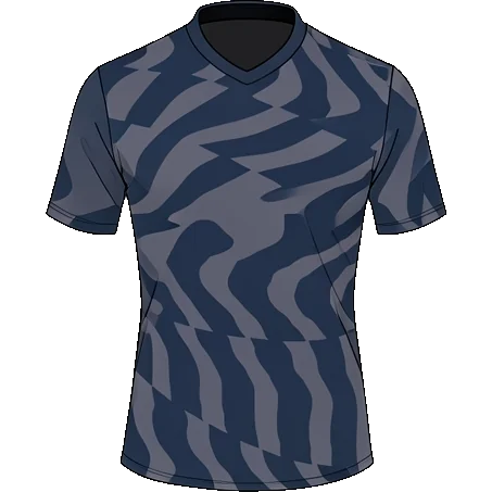 Amiens SC 2019/20 Away shirt illustration, generated colours (AI illustration)