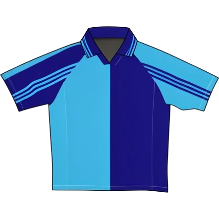 Le Havre 1998/99 Home shirt illustration, generated colours (AI illustration)
