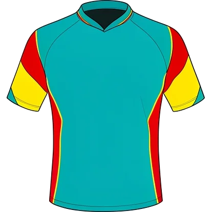 Senegal 2004 Auswärts-Trikot, Illustration mit erzeugten Farben (KI-Illustration)
