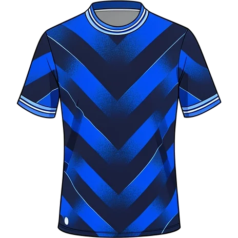 Lech Poznań 2023/24 Home shirt illustration, generated colours (AI illustration)