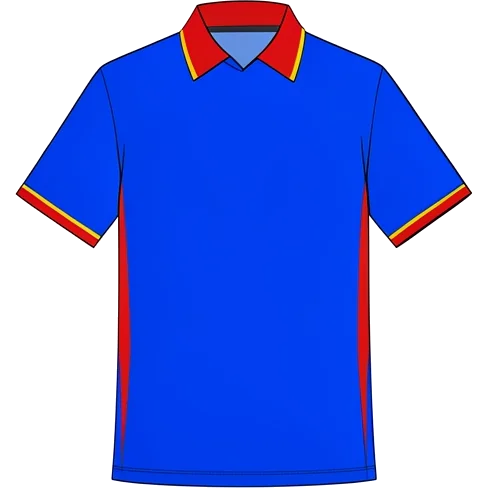 Lecce 1997/98 Away shirt illustration, generated colours (AI illustration)