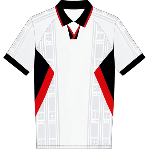 Cagliari 1998/99 Away shirt illustration, generated colours (AI illustration)