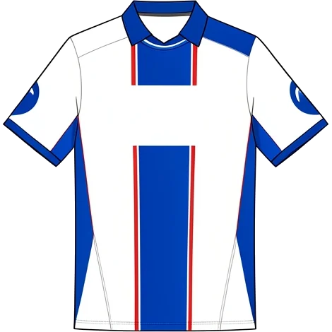 Bologna 2004/05 Away shirt illustration, generated colours (AI illustration)