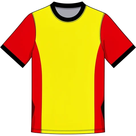 Lecce 2002/03 Home shirt illustration, generated colours (AI illustration)