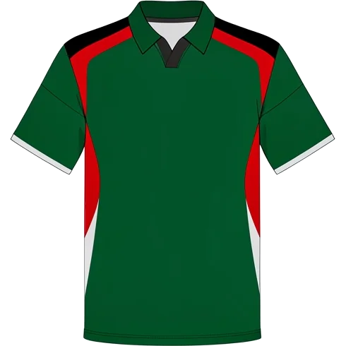 Morocco 1999/00 Home shirt illustration, generated colours (AI illustration)