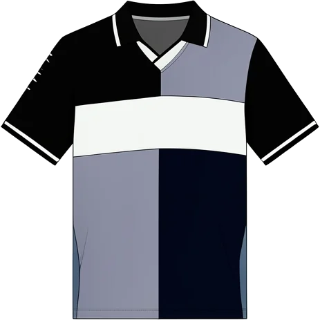 Udinese 2000/01 Third shirt illustration, generated colours (AI illustration)