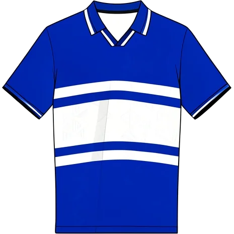 Greece 1996/97 Home shirt illustration, generated colours (AI illustration)