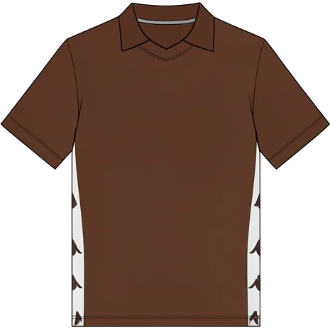 FC St. Pauli 2002/03 Home shirt illustration, generated colours (AI illustration)