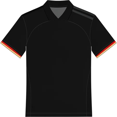 Germany 2019/20 Away shirt illustration, generated colours (AI illustration)