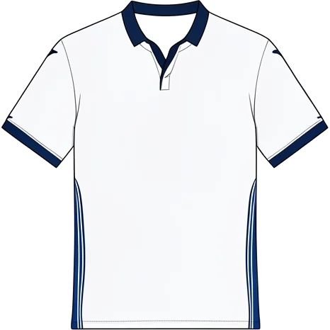 Swansea City 2018/19 Home shirt illustration, generated colours (AI illustration)