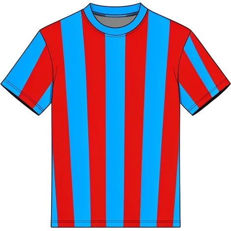 Catania 2007/08 Home shirt illustration, generated colours (AI illustration)