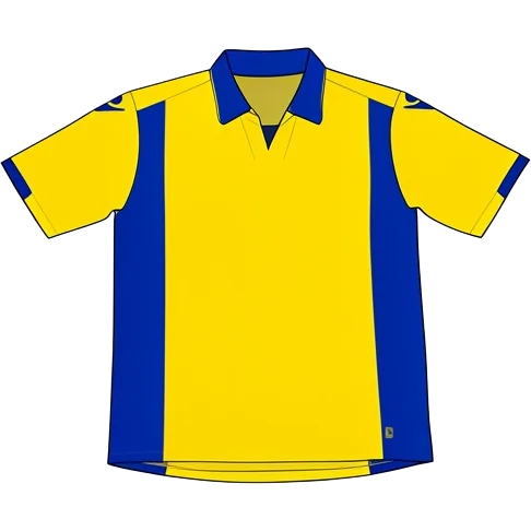 Leeds United 2009/10 Home shirt illustration, generated colours (AI illustration)