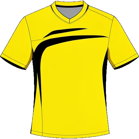 Frosinone 2013/14 Home shirt illustration, generated colours (AI illustration)