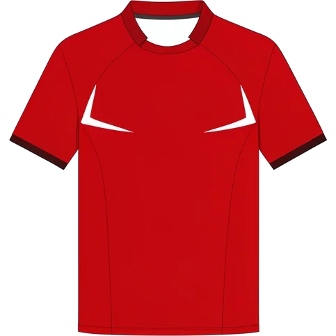 Red Star Belgrade 2012/13 Away shirt illustration, generated colours (AI illustration)