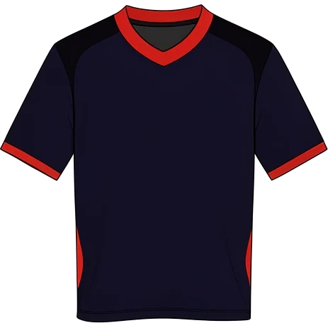 Cagliari 2011/12 Fourth shirt illustration, generated colours (AI illustration)