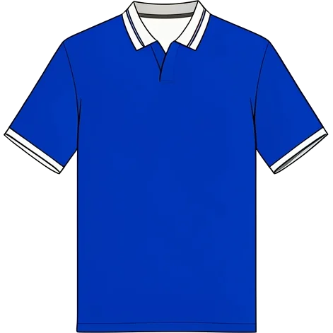 Cruz Azul 1998/99 Home shirt illustration, generated colours (AI illustration)
