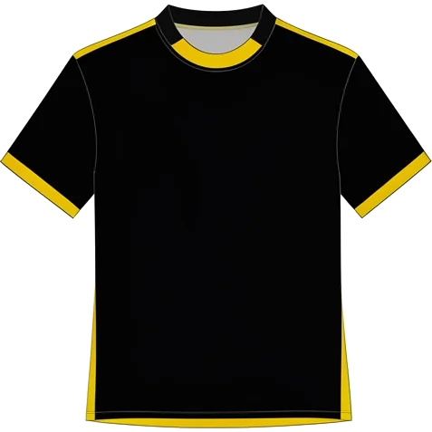 Wolverhampton Wanderers 2011/12 Away shirt illustration, generated colours (AI illustration)