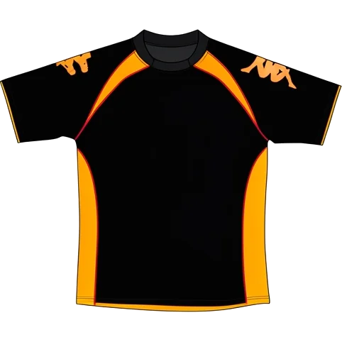 1. FC Kaiserslautern 2008/09 Away shirt illustration, generated colours (AI illustration)